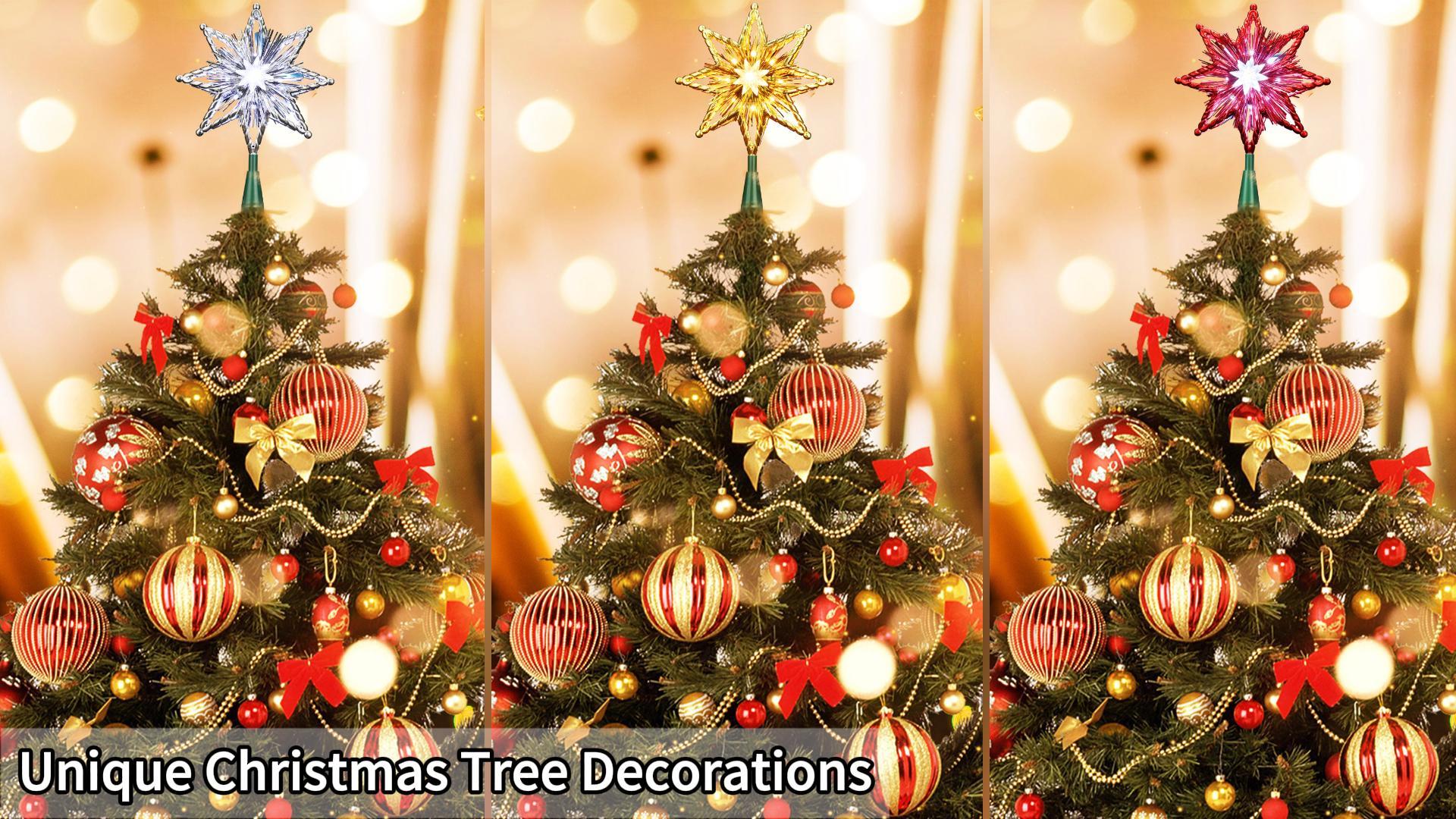 star treeです Amazon.com: ODEETRONIC Christmas Star Tree Topper, 8 in 120V